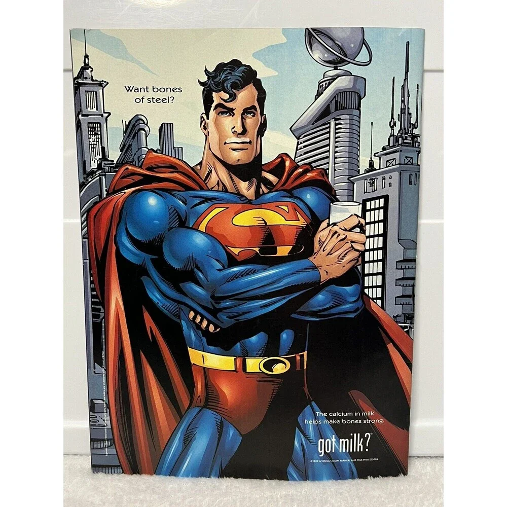 Adventures with the DC Super Heroes Milk Mustache Super Heroes 2000 Comics